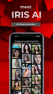 Iris AI: AI Photo Generator screenshot 0