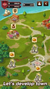 Three Braves Puzzle & Quest screenshot 3