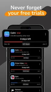 Subscription tracker: 99subs screenshot 2