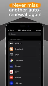 Subscription tracker: 99subs screenshot 4