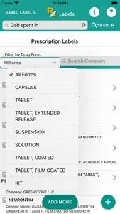 RxDrugLabels screenshot 1