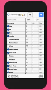 Grocery Shop List screenshot 0