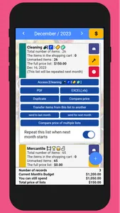 Grocery Shop List screenshot 3