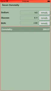 Serum Osmolality Calculator screenshot 6