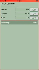 Serum Osmolality Calculator screenshot 7