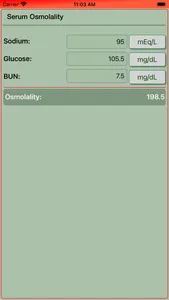 Serum Osmolality Calculator screenshot 8