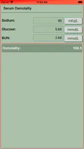 Serum Osmolality Calculator screenshot 9