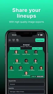 Lineup builder screenshot 2