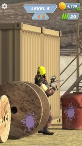 Paintball Attack 3D: Color War screenshot 4