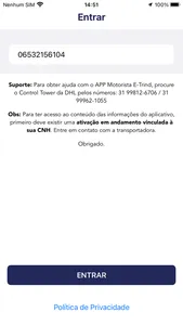 E-TRIND AppMotorista screenshot 0