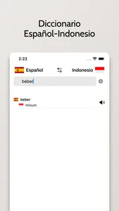 Diccionario Indonesio-Español screenshot 1