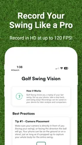 Golf Swing Vision: Slow Motion screenshot 0