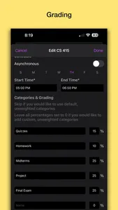 GradeAgenda Assignment Planner screenshot 6