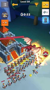 Hero Dragon Battle : War Games screenshot 0