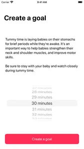 Tummy Time Tracker for Babies screenshot 0