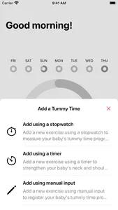 Tummy Time Tracker for Babies screenshot 2