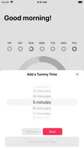 Tummy Time Tracker for Babies screenshot 4