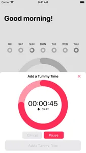 Tummy Time Tracker for Babies screenshot 5