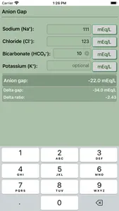 Anion Gap Calculator Pro screenshot 4