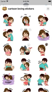 Romantic Couple Lovers Sticker screenshot 0