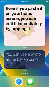 SNote Widget - Color & Photo screenshot 1