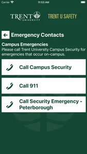 Trent U Safety screenshot 2