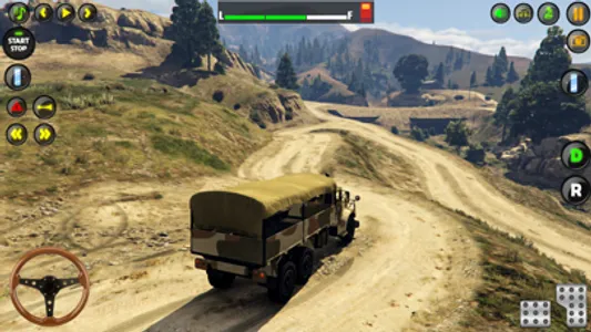 Army Truck Driving Simulation screenshot 2