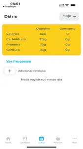 Meu Nutri App screenshot 2