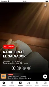 Radio Sinai El Salvador screenshot 1