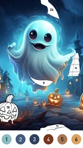 Halloween Coloring Book Games screenshot 2