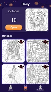 Halloween Coloring Book Games screenshot 6