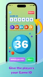 Bingo Caller App screenshot 1