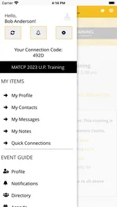 MATCP Events screenshot 2