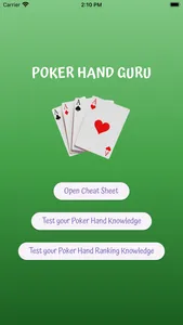 Poker Hand Guru screenshot 1