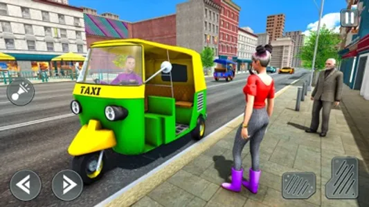 Taxi Driving Tuk Tuk 3D Games screenshot 0