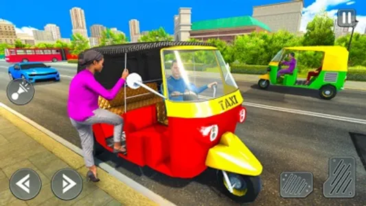 Taxi Driving Tuk Tuk 3D Games screenshot 1