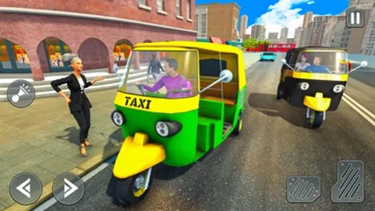 Taxi Driving Tuk Tuk 3D Games screenshot 2