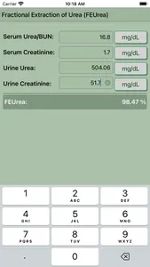 FEUrea Calculator screenshot 0