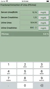 FEUrea Calculator screenshot 3