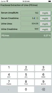 FEUrea Calculator screenshot 9