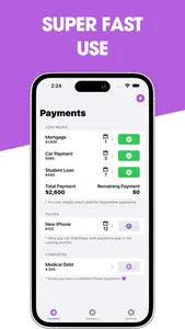Track Debt Payments Monthly screenshot 1