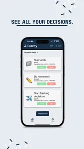 Clarity - Decision Manager screenshot 1