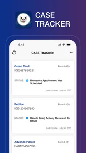 Case Tracker for USCIS Cases screenshot 0