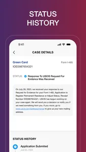 Case Tracker for USCIS Cases screenshot 1