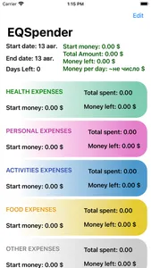 EQSpender screenshot 0