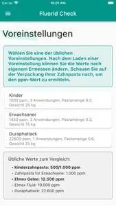 Fluorid Check screenshot 2