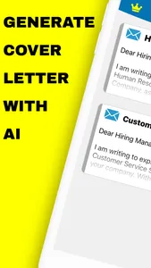 Cover Letter Creator Get Hired screenshot 0