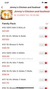 Jimmy's Chicken and Seafood screenshot 2