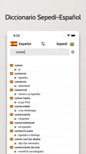 Diccionario Sepedi-Español screenshot 0