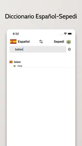 Diccionario Sepedi-Español screenshot 1